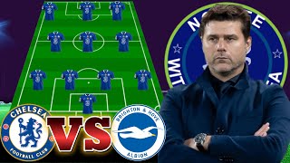 quotJACKSON OUTquot NEW CHELSEA PREDICTION 433 STARTING LINEUP VS BRIGHTON IN THE CARABAO CUP FT BROJA [upl. by Ynnaj697]