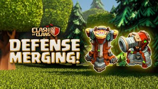 BUILDING MERGING Clash of Clans New Update [upl. by Pucida110]