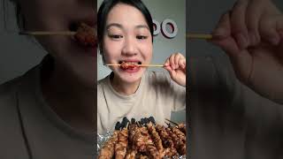 Thịt xiên nướng p1 hanji mukbang [upl. by Elo]