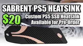 Sabrent 20 PS5 Optimized SSD Heatsink Available Now [upl. by Laidlaw]