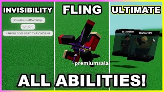 New ADMIN GLOVE SHOWCASE ALL ABILITIES in SLAP BATTLES ROBLOX [upl. by Ursas600]