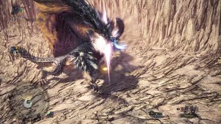 MHWIB  Tempered Ruiner Nergigante  Charge Blade 257 Heroics [upl. by Ycam]