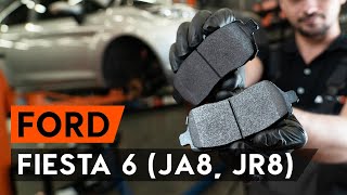 Hoe een remblokken vooraan vervangen op een FORD FIESTA JA8 AUTODOCTUTORIAL [upl. by Anele]