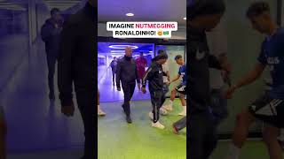 RONALDINHOS FURIOUS REACTION to viral NUTMEG breaks the Internet [upl. by Ibbob]