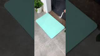 Diatomite Bathroom floor quickdrying mat [upl. by Brocky]