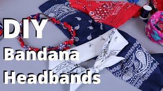 6 DIY Bandana Headbands  Tutorial Tuesday Ep 133 [upl. by Asta]