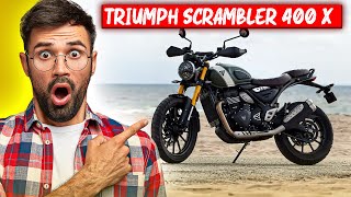 2024 Triumph Scrambler 400 X 13 Things You Need To Know [upl. by Ardnuaet38]