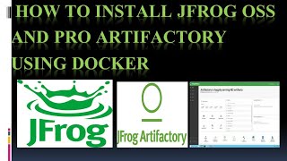 Docker  How to install Jfrog OSS and PRO artifactory using Docker  JMStechhome [upl. by Papke904]