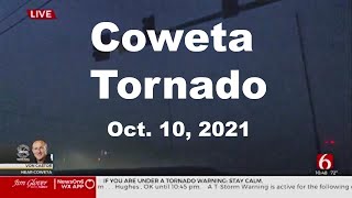 WATCH Von Castor Tracks Possible Tornado In Coweta [upl. by Alel98]