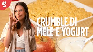 Crumble di mele con salsa allo yogurt  CHEF in CAMICIA [upl. by Ybur]