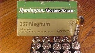 Clear Ballistics Gel Remington Golden Saber 357 GP100 part 3 [upl. by Harned120]