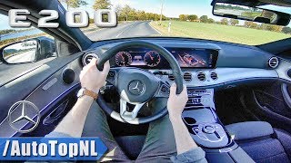 MercedesBenz E Class E200 20 Turbo POV Test Drive by AutoTopNL [upl. by Annahael]