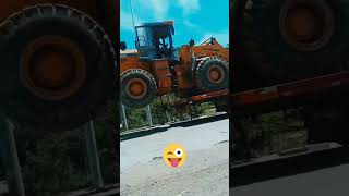 Wheel Loader Offloading with Excavator Fail Unexpected Drop [upl. by Mont]