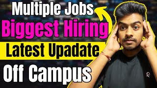 Biggest Hiring  OFF Campus Drive For 2025 2024 2023 Batch Fresher Jobs  Kn Academy [upl. by Inilam]