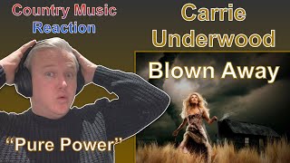 🇬🇧 Carrie Underwood  Blown Away Reaction  PURE POWER 🇬🇧 [upl. by Oker]