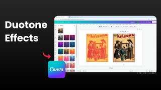 How to Apply Duotone in Canva [upl. by Arul237]