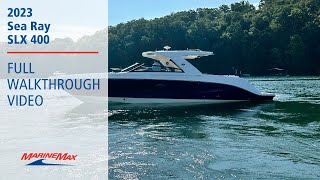 2023 Sea Ray SLX 400  MarineMax Lake Lanier [upl. by Broder776]