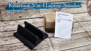 unboxing Klearlook 3in1 LaptopStänder [upl. by Wittie536]