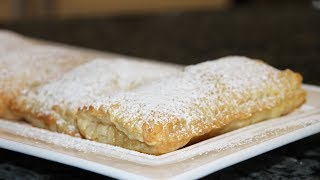 СЛОЙКИ С ДЖЕМОМ JAM FILLED PUFF PASTRY [upl. by Torin]