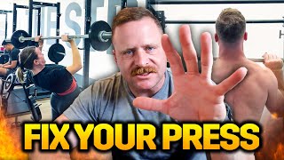 Top 5 Starting Strength Press Mistakes Fix Them Now [upl. by Milena]