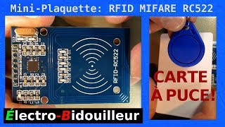 EB204 MiniPlaquette RFID MIFARE RC522 CartePuce et PorteClé [upl. by Rosina]