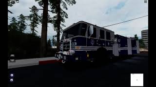 Deer Lodge County Fire Department Pierce Saber Pumper Walk Around [upl. by Adirehs355]