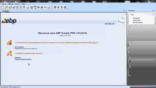 La creation du dossier sur EBP Comptabilité V18 [upl. by Alig]