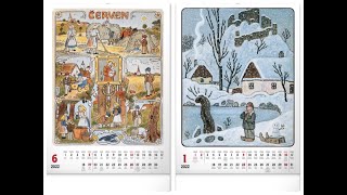 Josef Lada Wall Calendars 2022 [upl. by Vitus]