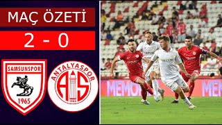 Samsunspor 20 Antalyaspor MAÇ ÖZETİ  Trendyol Süper Lig 2425 [upl. by Radec252]