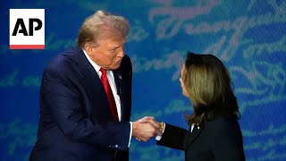 Recap of presidential debate between Trump and Harris [upl. by Htiekal]