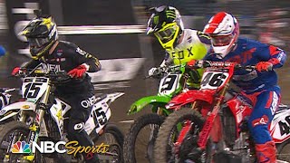 Supercross Round 1 at Anaheim  EXTENDED HIGHLIGHTS  1420  NBC Sports [upl. by Shuma924]