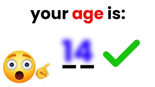 This Video Will Guess Your Age [upl. by Anig]