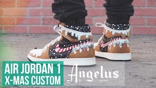 Air Gingerbread 1s  Nike Air Jordan 1 quotRookie of the Yearquot  Custom Shoes [upl. by Favian]