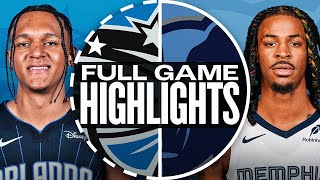 MAGIC at GRIZZLIES  FULL GAME HIGHLIGHTS  October 26 2024 [upl. by Mastrianni]