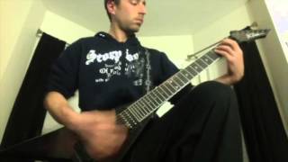 Fleshgod Apocalypse  Marche Royale  In Aeternum Guitar Cover by Eric Pellegrini [upl. by Henricks507]