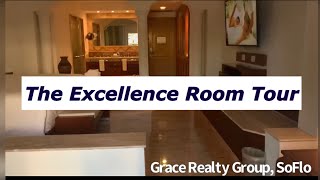 The Excellence Riviera Cancun Room Tour Jr Suite with Swim Up Pool May 2022 [upl. by Annauj]