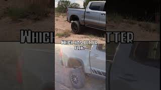 WILL The Silverado Trail Boss TAKE DOWN The Colorado ZR2 [upl. by Enened]