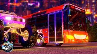 Wheels On The Bus  Street Vehicles Nursery Rhyme for Kids by Speedies [upl. by Pollitt]