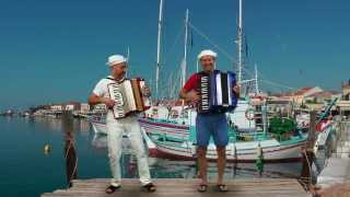 Greek accordion music polka sirtaki Huib Hölzken duo Limex MIDI MPR4 accordeon Beltuna Samos Island [upl. by Ettenajna]