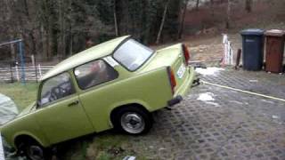 Bergung Trabant unser Trabi heisst quotPAULquot durch Eicher Leopard Handbremse vergessen [upl. by Oirifrop]