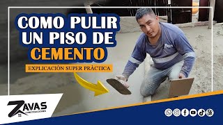 Cómo Pulir Un Piso de cemento  práctico y sencillo 2023 [upl. by Ennasil628]