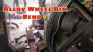 BIKE CAR Alloy BEND Fix all Your ALLOY WHEEL In BANGALORE [upl. by Genovera]