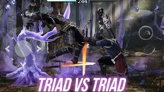 TRIAD VS TRIAD👿 How to Defeat Dead Forest TRIAD Set Shadow Fight 3 [upl. by Adnalro]