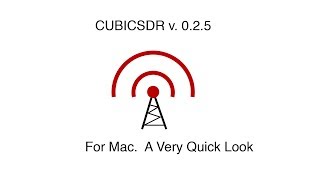 CubicSDR Mac Version 025 [upl. by Jarad]