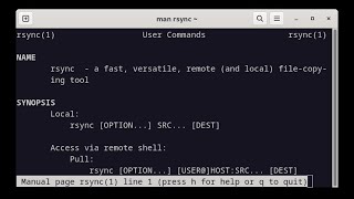 Working with rsync in Debian Linux [upl. by Still]