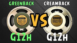 Greenback vs Creamback G12H [upl. by Aslam165]