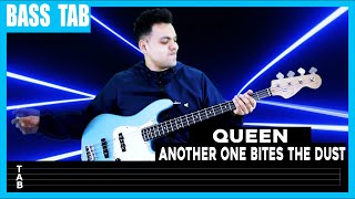 【QUEEN】 Another One Bites The Dust  cover by Dotti Brothers  LESSON  BASS TAB [upl. by Savill]