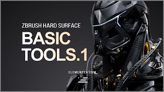 ZBrush Hard Surface Basic Tools Part One [upl. by Alyk]