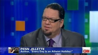 THROWBACK Penn Jillette Vs Piers Morgan On Atheism [upl. by Ynetruoc]