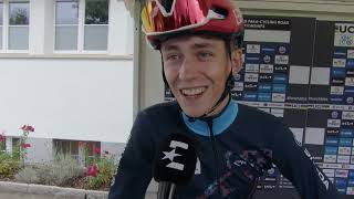 Mats Wenzel  Interview at the start  World Championships U23 Road Race Zürich 2024 [upl. by Dode]